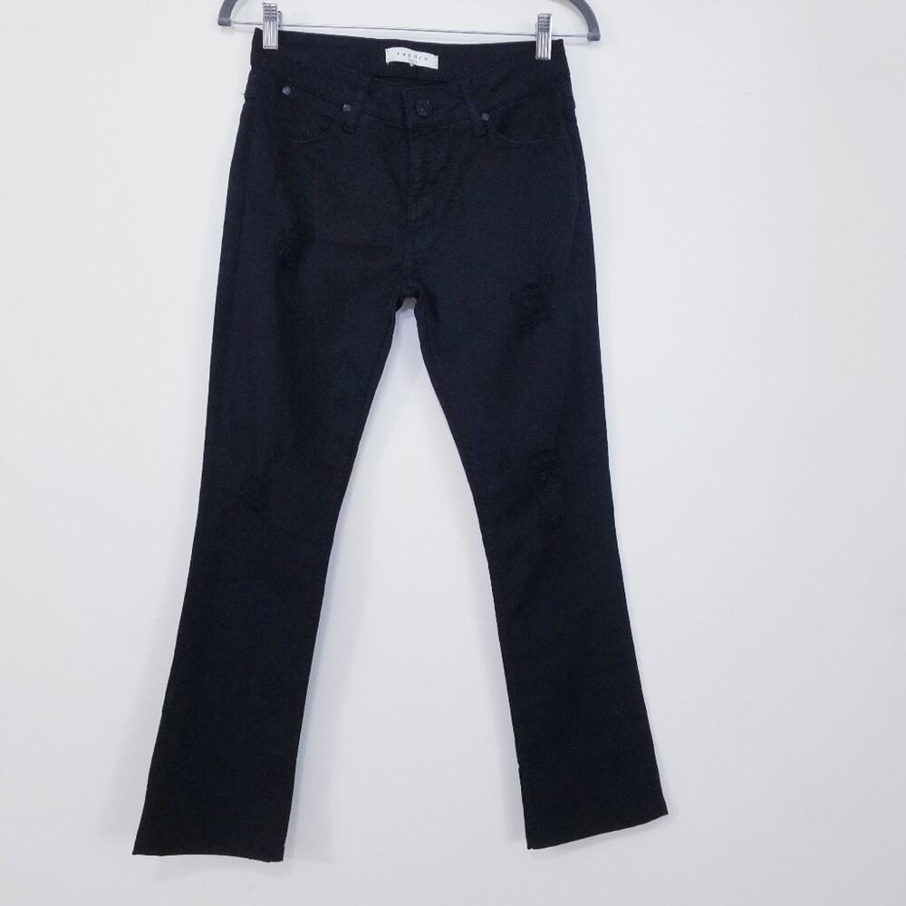 Sandro Paris Distressed Midrise Jeans